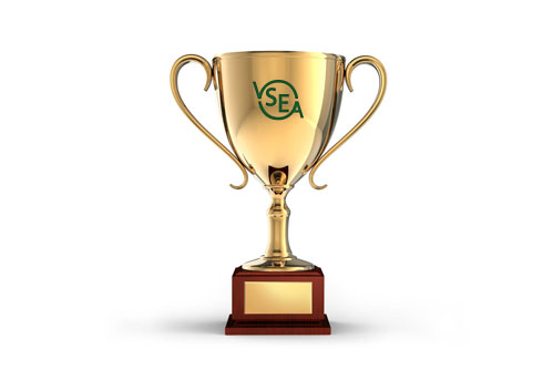 employee of the year trophy