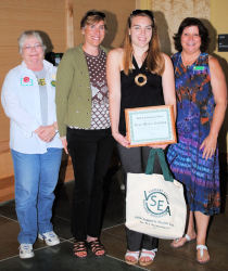 Liza Commo (third from left)